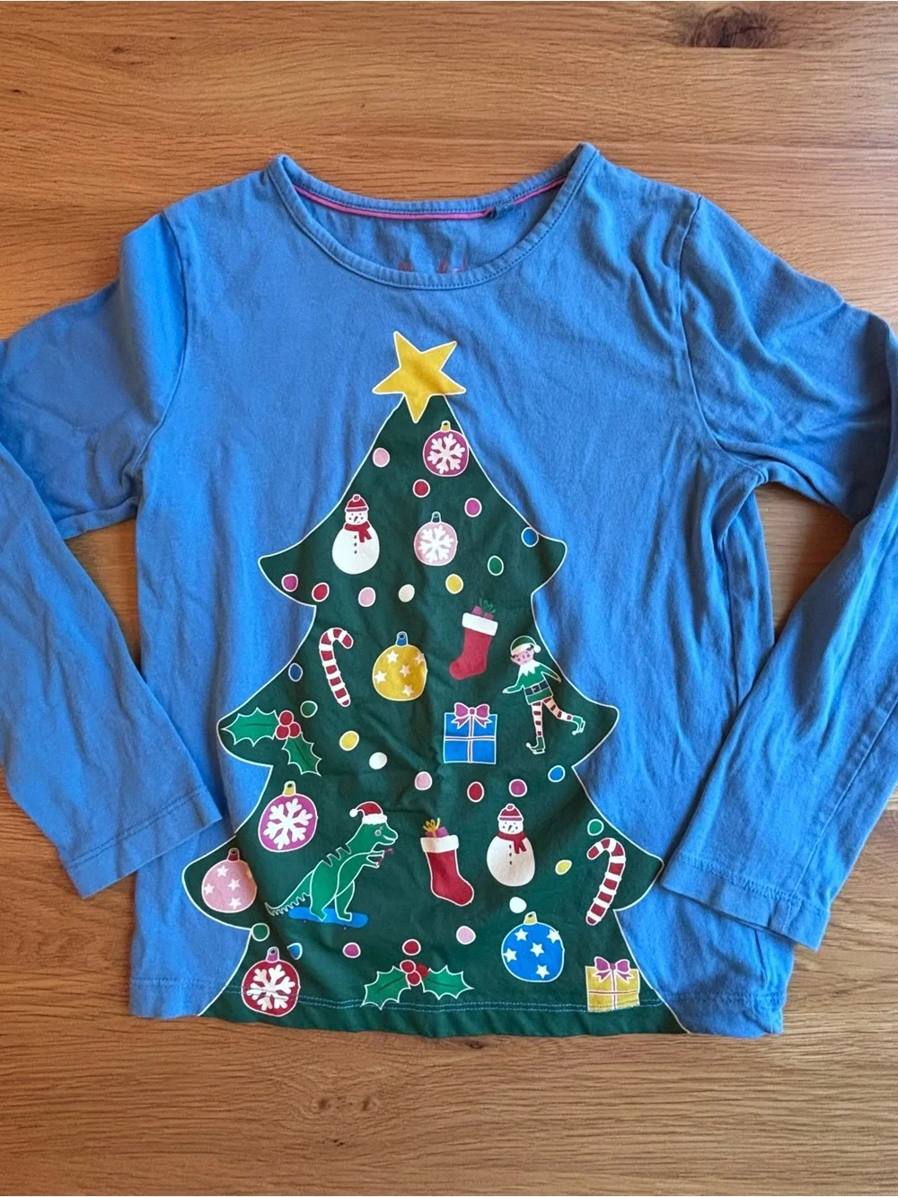Mini Boden Christmas Tree Shirt